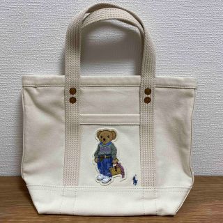 ポロラルフローレン(POLO RALPH LAUREN)のラルフローレン　トートバッグ　ベア　キャンバス(トートバッグ)