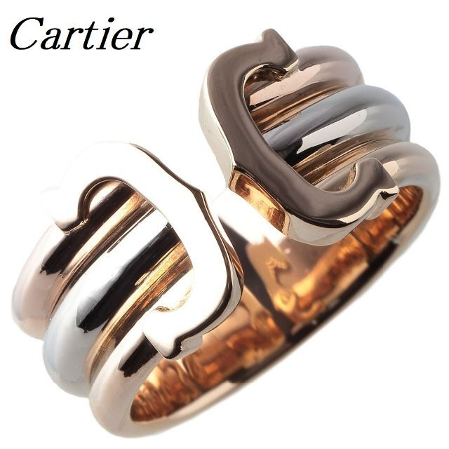 Cartier - カルティエ 2C リング LM スリーカラー #53 【9531】