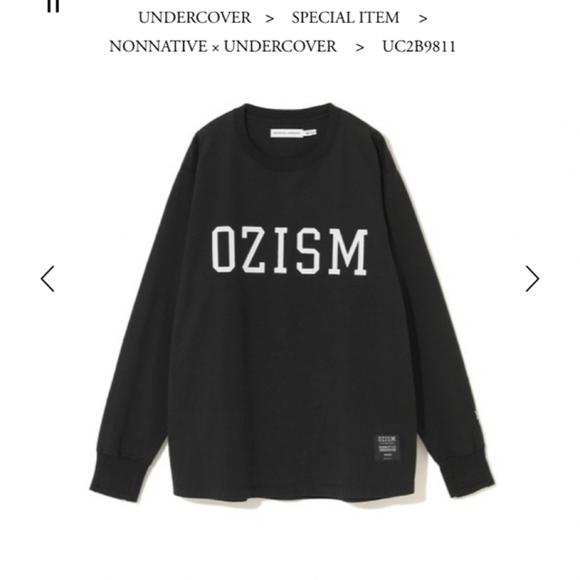 スウェットnonnative × UNDERCOVER OZISM Collection