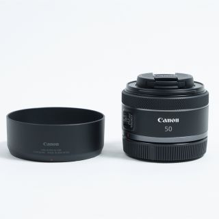 EF50mm f1.8 STM 純正フード付き 美品