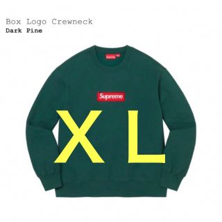 シュプリーム(Supreme)のSupreme Box Logo Crewneck Dark Pine XL(スウェット)