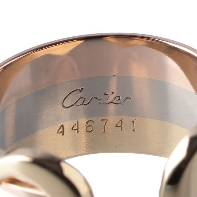 Cartier(カルティエ)のカルティエ 2C リング LM スリーカラー ＃51 【9546】 レディースのアクセサリー(リング(指輪))の商品写真
