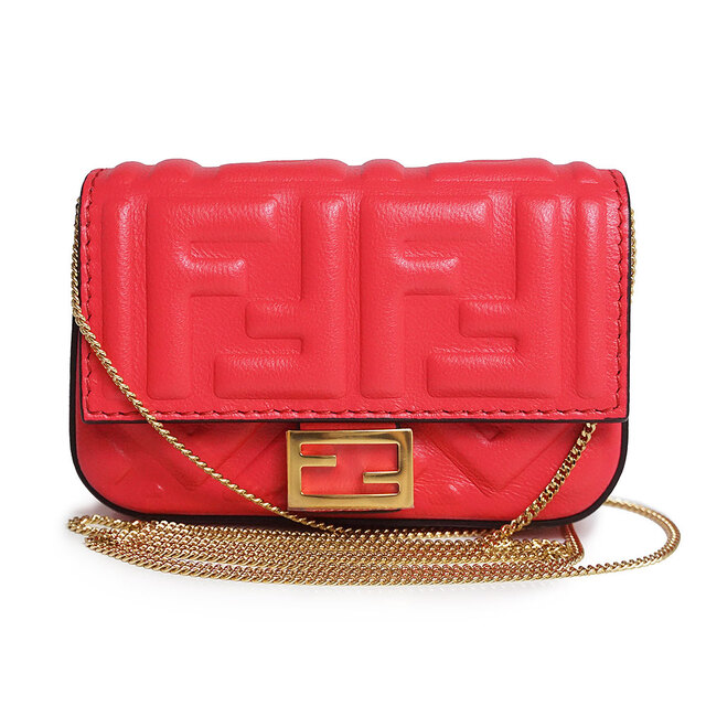 未使用FENDI フェンディ ショルダーバッグ バゲット レザー バッグ