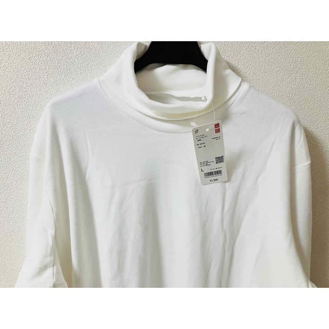 UNIQLO(ユニクロ)のユニクロ ソフトタッチタートルネックT メンズのトップス(Tシャツ/カットソー(七分/長袖))の商品写真