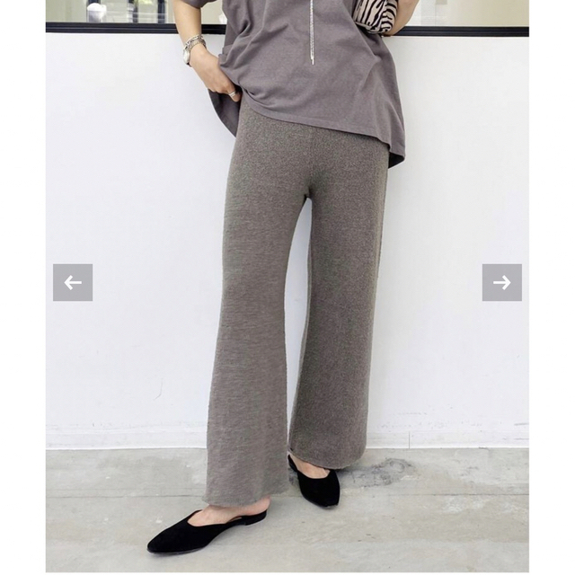 L'Appartement DEUXIEME CLASSE(アパルトモンドゥーズィエムクラス)の L'AppartementLAUREN MANOOGIAN KNITpants レディースのパンツ(その他)の商品写真