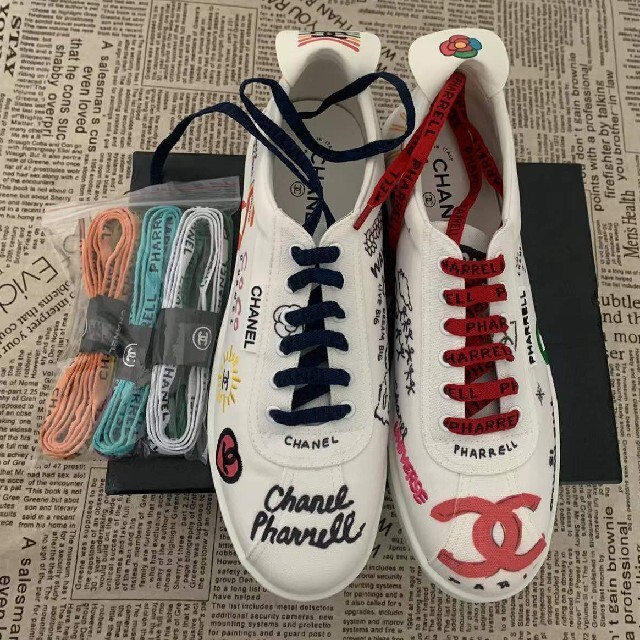 予約販売 CHANEL シャネルスニーカー CHANEL×PHARRELL - スニーカー