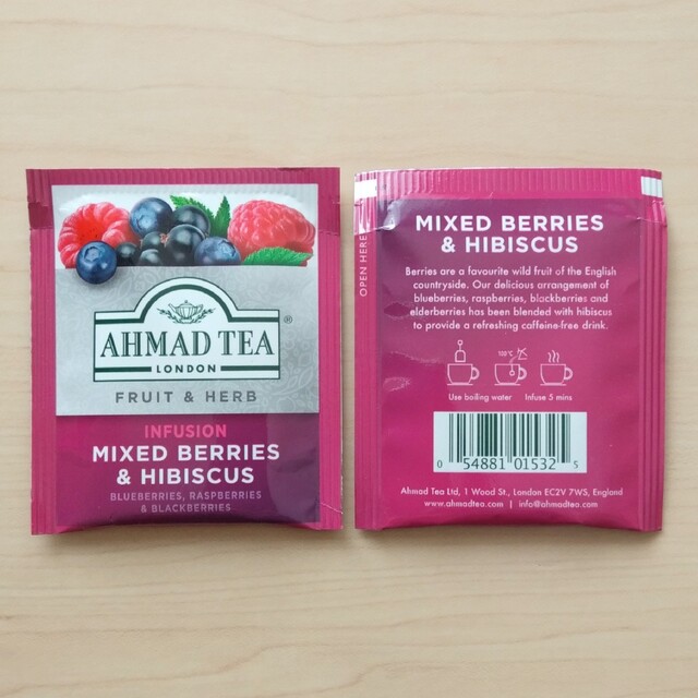 AHMAD TEA アーマッドティー ミックスベリー 紅茶ティーバッグ 9個 食品/飲料/酒の飲料(茶)の商品写真