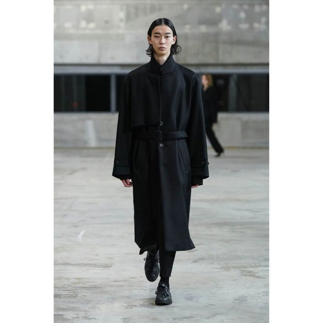 stein(シュタイン)のstein 22AW Lay Chester Coat BLACK メンズのジャケット/アウター(チェスターコート)の商品写真