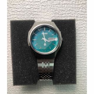 SEIKO 3803-7080 QT QUARTZ カットガラス青ブルー