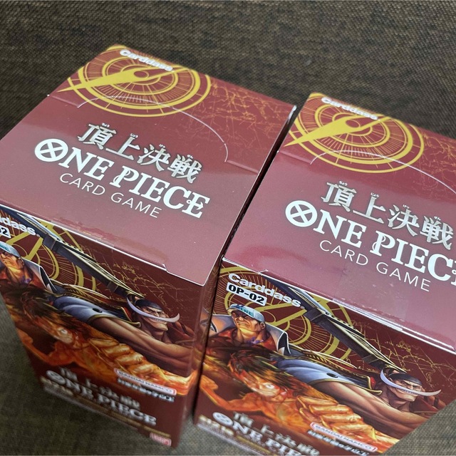 【新品テープ未開封】ONE PIECE ワンピースカード 頂上決戦2BOX 1