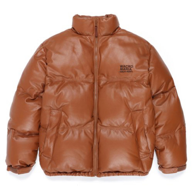 WACKO MARIA LEATHER DOWN JACKET 22fw - ダウンジャケット