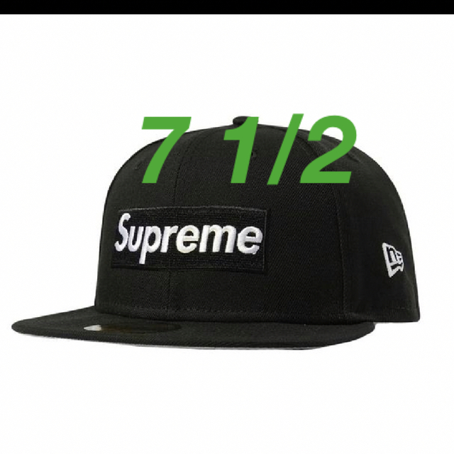 メンズSupreme Money Box Logo New Era 7 1/2