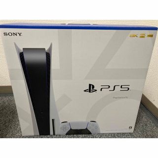 プレイステーション(PlayStation)の【新品未使用】PS5 本体　CFI-1200A01 GEO購入(家庭用ゲーム機本体)