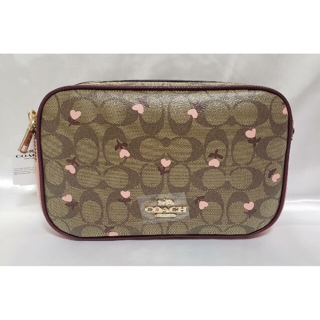 ☆コーチ☆ シグネチャー ハートフローラル プリント ショルダーバッグ 2Way