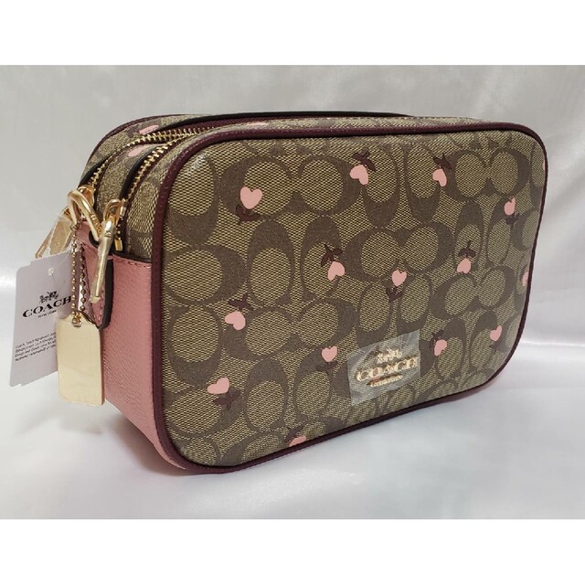 ☆コーチ☆ シグネチャー ハートフローラル プリント ショルダーバッグ 2Way