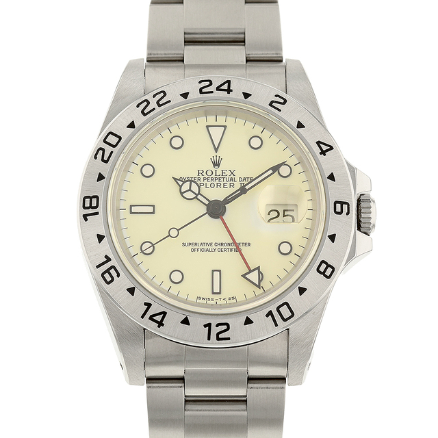 ROLEX - ロレックス エクスプローラー2 S番 16570 ROLEX 腕時計 白文字盤