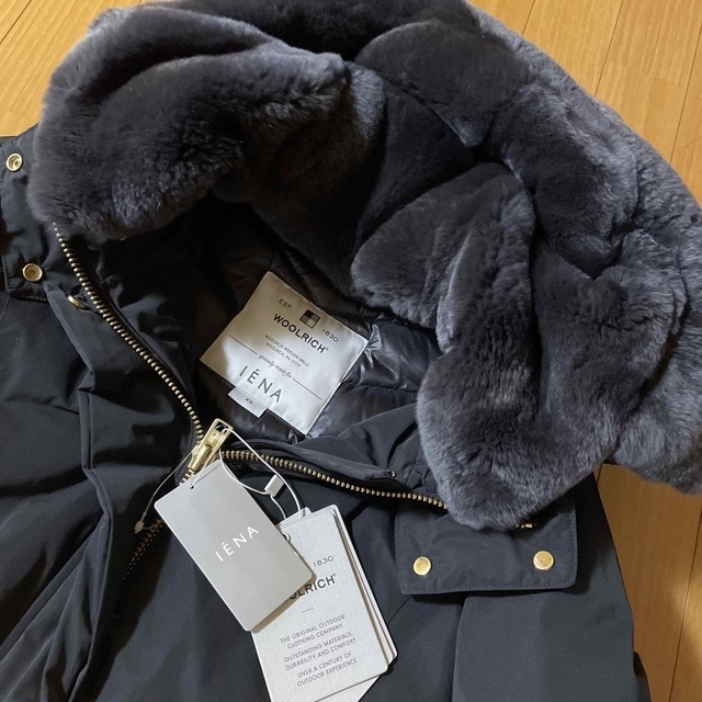 WOOLRICH(ウールリッチ)のウールリッチ　WOOL RICH  ダウンコート　IENA 別注★XS レディースのジャケット/アウター(ダウンコート)の商品写真