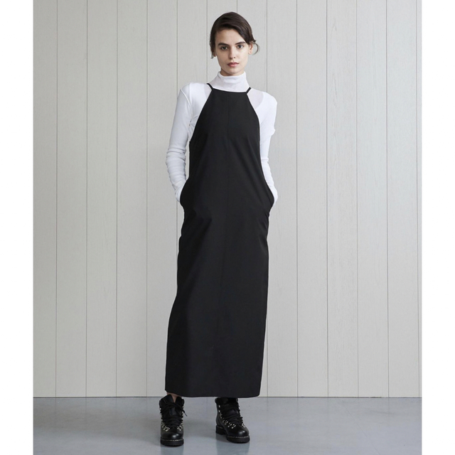 BEAUTY&YOUTH UNITED ARROWS(ビューティアンドユースユナイテッドアローズ)の＜H＞TYPEWRITER CLOTH HALTER NECK DRESS レディースのワンピース(ロングワンピース/マキシワンピース)の商品写真