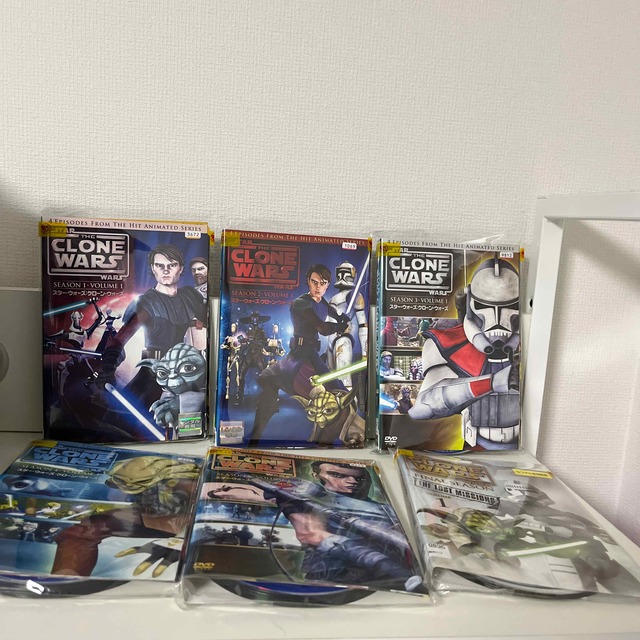 スターウォーズ　クローンウォーズ　DVD 1-5.finalレンタル落ち