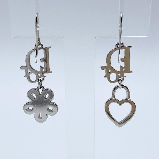 【希少】ディオール レディース ピアス イヤリング アシンメトリー フック