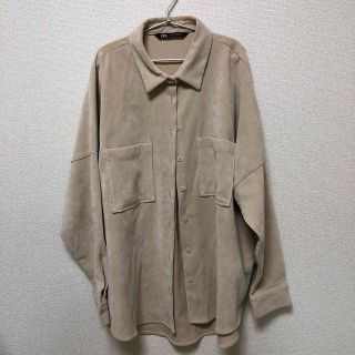 ザラ(ZARA)のZARA スエード生地　シャツ(シャツ/ブラウス(長袖/七分))