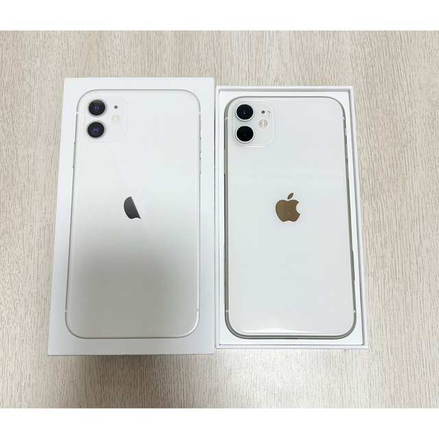 超美品】アップル iPhone11 64GB ホワイト - スマートフォン本体