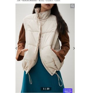 アズールバイマウジー(AZUL by moussy)のアズールバイマウジーPADDED VOLUME VEST(ダウンジャケット)