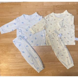 ユニクロ(UNIQLO)のUNIQLO BABY ユニクロ パジャマ 2枚セット サイズ80(パジャマ)