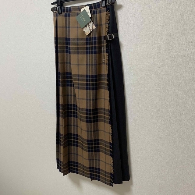 【新品タグ付】オニールオブダブリン コンボイージーマキシキルトスカート サイズ8
