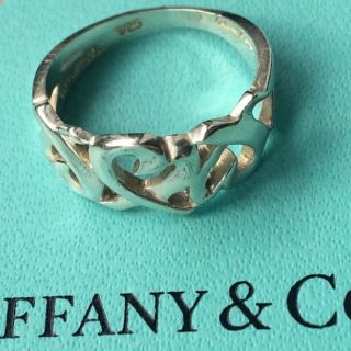 ティファニー(Tiffany & Co.)のティファニー　ラビング　トリプルハートリング　シルバー925(リング(指輪))