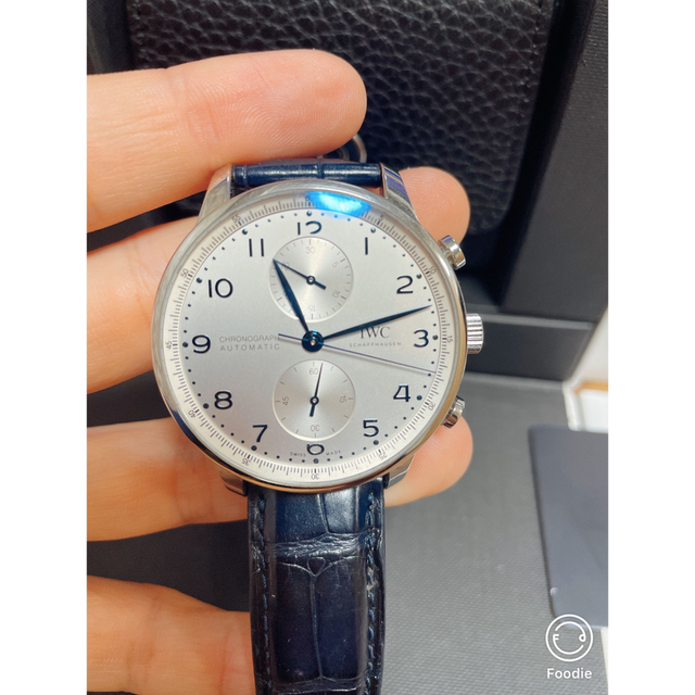 最安値　IWC IW371605 スケルトンタイプ　青針