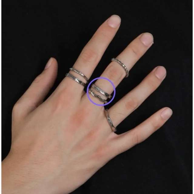 メンズ　リング　指輪　アンティーク　ステンレス　ファッションリング メンズのアクセサリー(リング(指輪))の商品写真