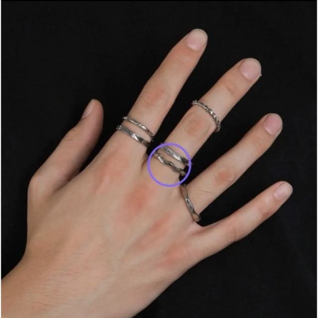 【どセール】指輪　アンティーク　 ステンレス　メンズ　リング　ファッションリング メンズのアクセサリー(リング(指輪))の商品写真