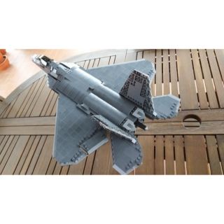 箱なし LEGO互換 ステルス戦闘機 F-22 ラプター アメリカ 空軍の通販