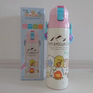 すみっコぐらし 新品 580ml ロック付ワンプッシュダイレクトボトル(その他)