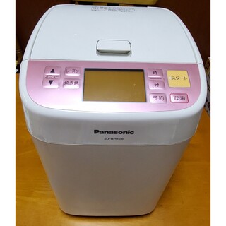 パナソニック(Panasonic)のパナソニック ホームベーカリー(1斤タイプ) ピンクホワイト SD-BH106-(ホームベーカリー)