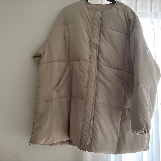 TODAYFUL - Amiur fiber down no collar blouson beigeの通販 by