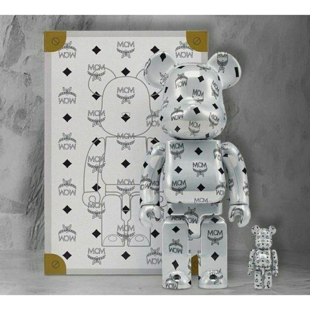 おもちゃBE@RBRICK MCM WHITE Ver.100% & 400%