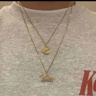 KEBOZ ICON LOGO NECKLACE【GOLD】の通販 by t's shop｜ラクマ