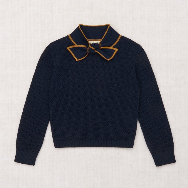 【未使用】misha\u0026puff Bow Scout Sweater　タグ付き新品などお好きな方に