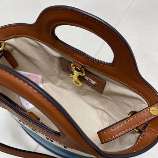ワンピなど最旬ア!ストライプショルダー 【MARNI】TROPICALIAミニ ...