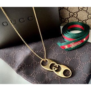 グッチ(Gucci)のオールドグッチ ヴィンテージトップ ネックレ/アンティーク(2種チェーン付き(ネックレス)