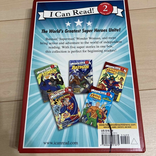 セールJustice league I Can Read 2 スーパーマン　DC キッズ/ベビー/マタニティのおもちゃ(知育玩具)の商品写真