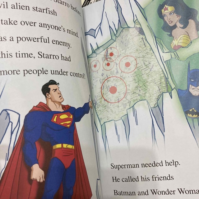 セールJustice league I Can Read 2 スーパーマン　DC キッズ/ベビー/マタニティのおもちゃ(知育玩具)の商品写真