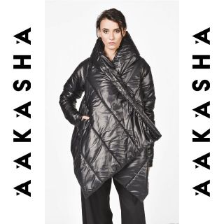 リックオウエンス(Rick Owens)の新品Aakashaオーバーサイズ変形ラッピングパフコートＬ(ダウンジャケット)