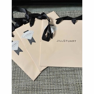 ジルスチュアート(JILLSTUART)のジルスチュアート　ショッパー3枚セット　ピンク　紙袋　新品未使用(ショップ袋)