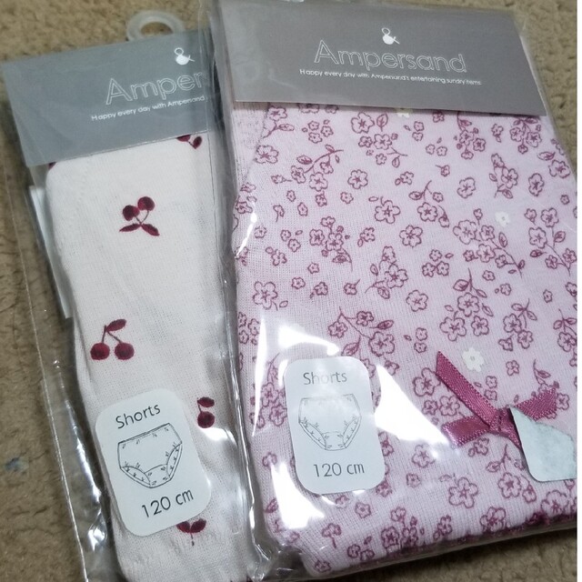 ampersand(アンパサンド)の120 女の子 ショーツ パンツ キッズ/ベビー/マタニティのキッズ服女の子用(90cm~)(下着)の商品写真