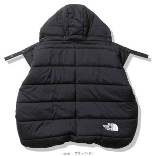 ザノースフェイス(THE NORTH FACE)のノースフェイス ベビーシェルブランケット ブラック(おくるみ/ブランケット)