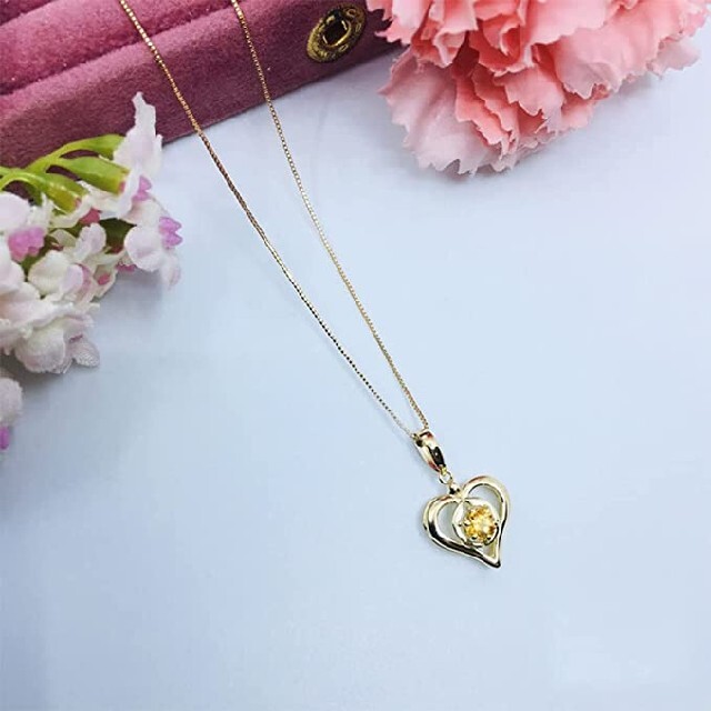 K18 YG  [ Citrine ] [ 11月 誕生石 ] ペンダント  レディースのアクセサリー(チャーム)の商品写真