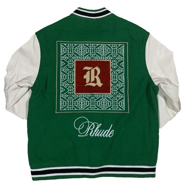 RHUDE ルード グリーン バーシティ ジャケット XL - electrabd.com